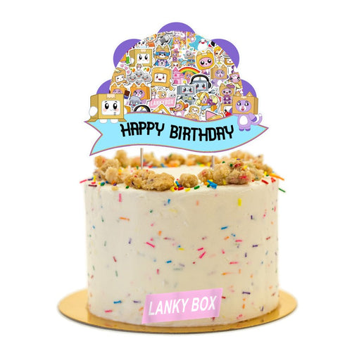 Lankybox  Cake Topper