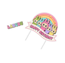 Load image into Gallery viewer, Labubu Cake Topper, 5" tall x 7" wide, Handcrafted in the USA