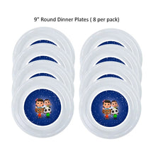 Load image into Gallery viewer, Little Baby Bum Birthday Party Plates (8-Pack) - Disposable Clear Plastic, Made in USA