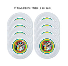 Load image into Gallery viewer, 8pk Looney Tunes Birthday Party Plates, Disposable Clear Plastic, Available in 7 or 9", Ships from USA