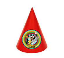 Load image into Gallery viewer, Looney Tunes Birthday Party Hats for Children/Youth, 8ct