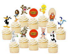 Load image into Gallery viewer, Looney Tunes cupcake toppers