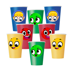 Morphle party paper cups 8 piece