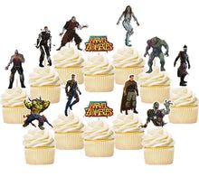 Load image into Gallery viewer, Marvel Zombies cupcake toppers