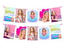 Load image into Gallery viewer, Nastya Birthday Party Banner 7ft, Birthday Party Supplies