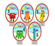 Load image into Gallery viewer, Numberblocks birthday candle 