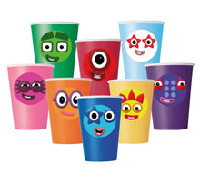 Load image into Gallery viewer, Numberblocks Party Supplies &amp; Birthday Decor - Plates, Cups, Banners - Sold Individually