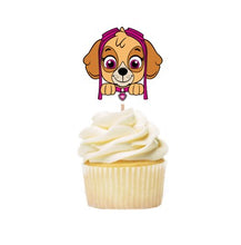 Load image into Gallery viewer, Paw Patrol Cupcake Toppers, 12-48 per pack, Made in USA, Cake Decorations