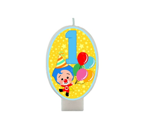 Plim Plim Birthday Candle, Choose Age