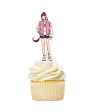 Load image into Gallery viewer, Sakamoto Days Cupcake Toppers, Available in 12-48pc packs, 2.25" tall, Ships from USA