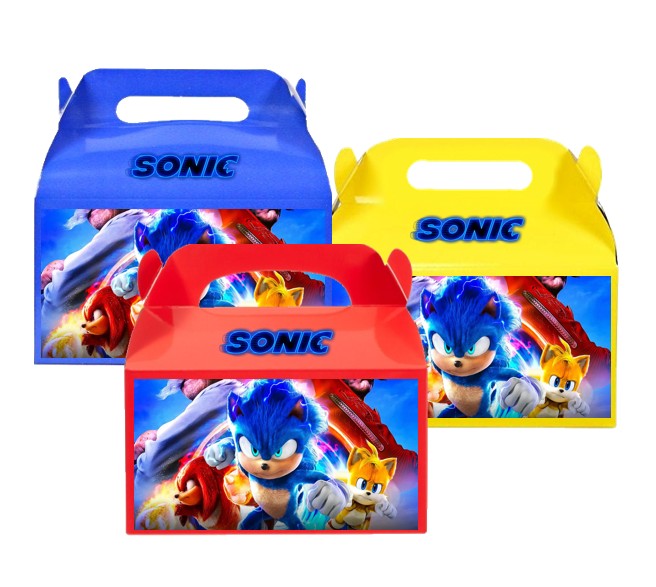 Sonic party favor boxes