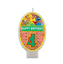 Load image into Gallery viewer, Sesame Street Custom Birthday Candle, Available Age 1-4, Made in the USA