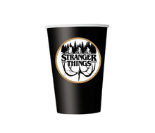 Load image into Gallery viewer, Stranger Things Party Birthday Cups, 8 per pack, 9oz Paper Cups, Ships from USA