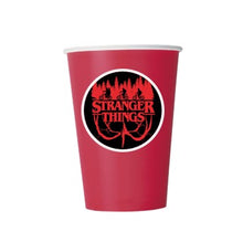 Load image into Gallery viewer, Stranger Things Party Birthday Cups, 8 per pack, 9oz Paper Cups, Ships from USA