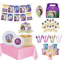 Load image into Gallery viewer, Unicorn Academy Party Supplies Bundle Kit