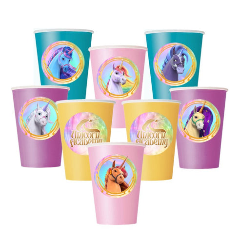 Unicorn Academy Party Paper Cups