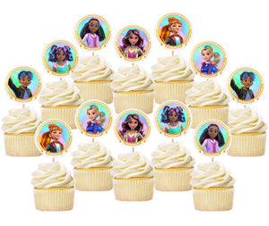 Unicorn Academy Cupcake Toppers