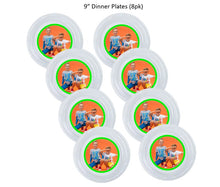 Load image into Gallery viewer, 8pk Vlad and Niki Clear Plastic Disposable Party Plates, Choose Size