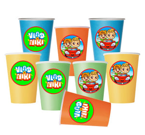 Vlad and Niki Party Cups