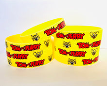 Load image into Gallery viewer, Tom and Jerry Birthday Party Favors Wristbands