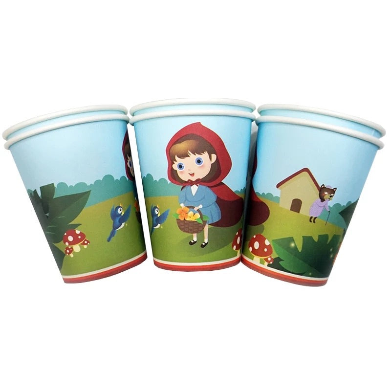 Red Paper Cups 8ct