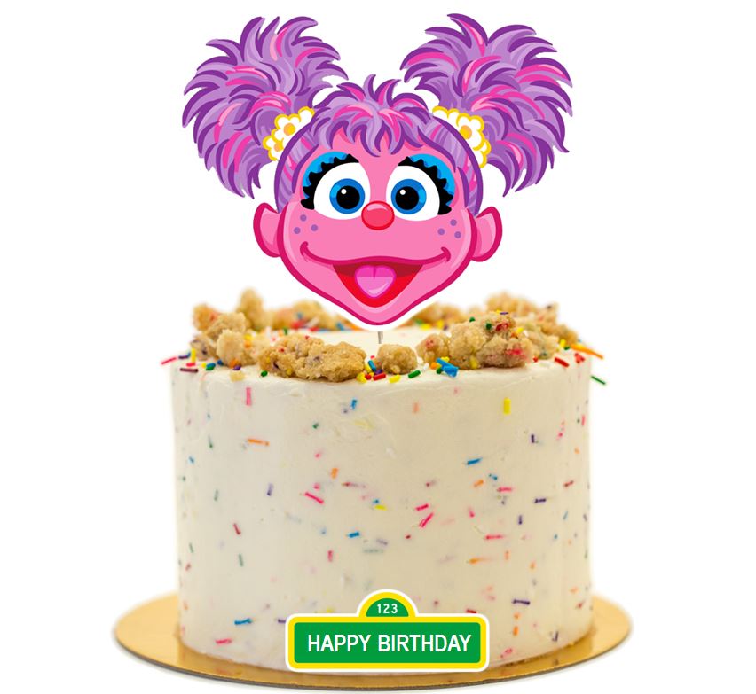 Sesame Street Abby Cadabby Cake Topper, Handmade – Party Mania USA
