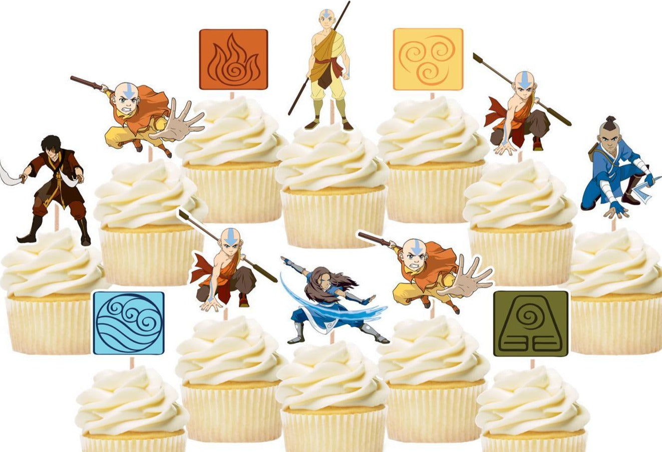 Avatar The Last Airbender Cupcake Toppers