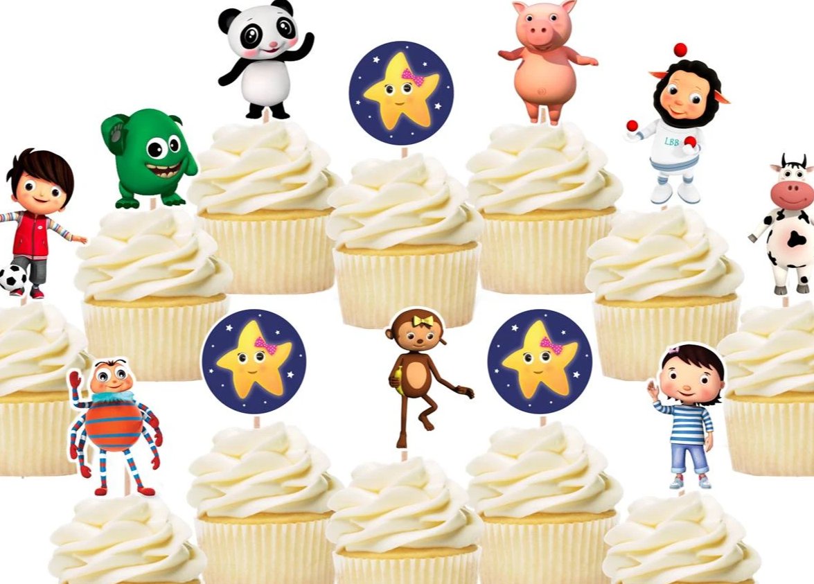 Little Baby Bum Cupcake Toppers, Party Supplies