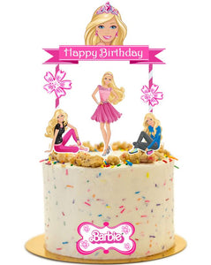 Barbie cake topper set - Fun Creations