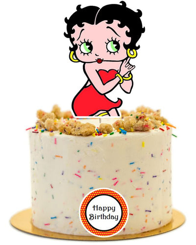 Betty Boop Cake Topper, birthday party supplies