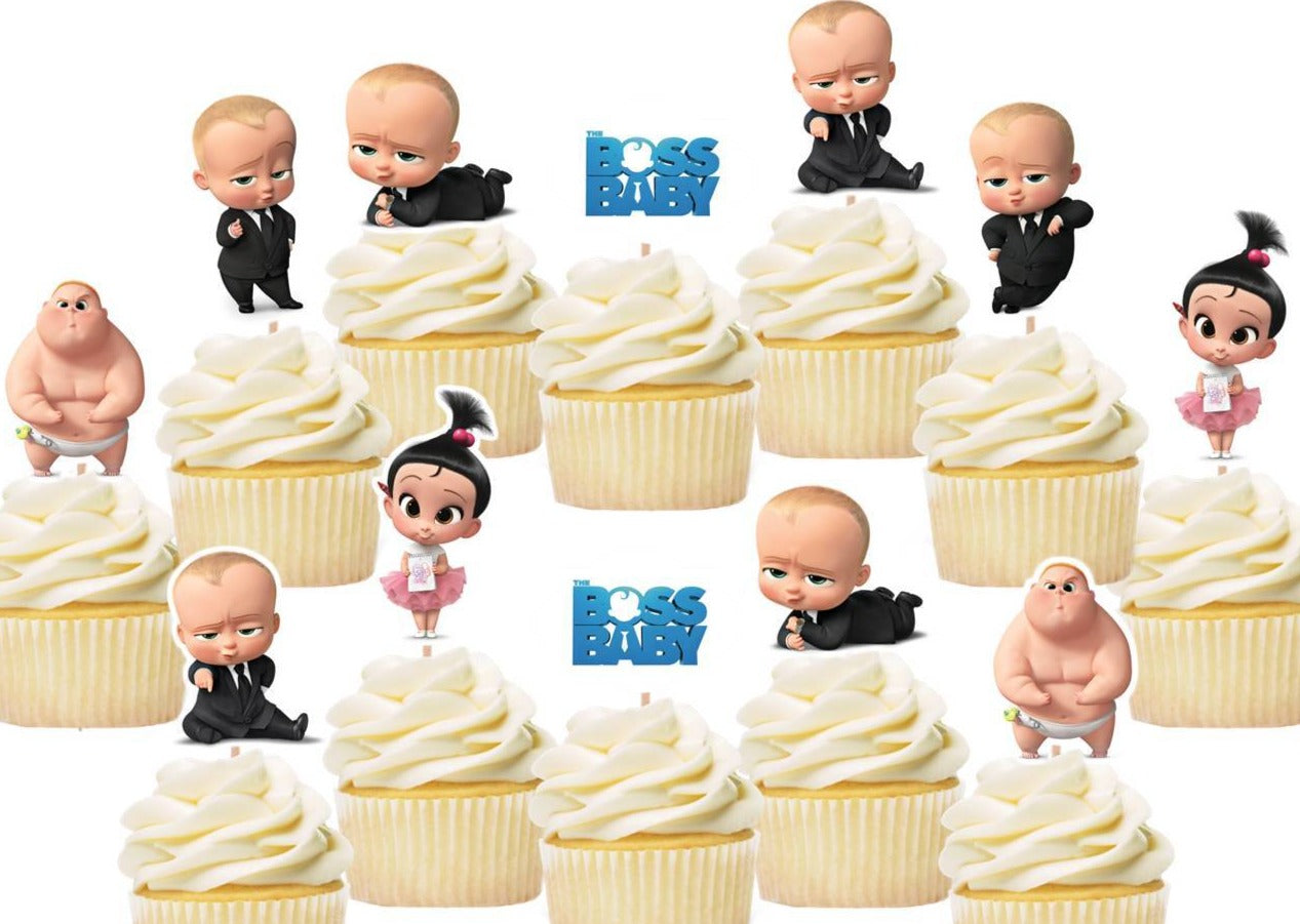 Boss Baby Cupcake Toppers