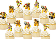 Load image into Gallery viewer, Bowser Cupcake Toppers