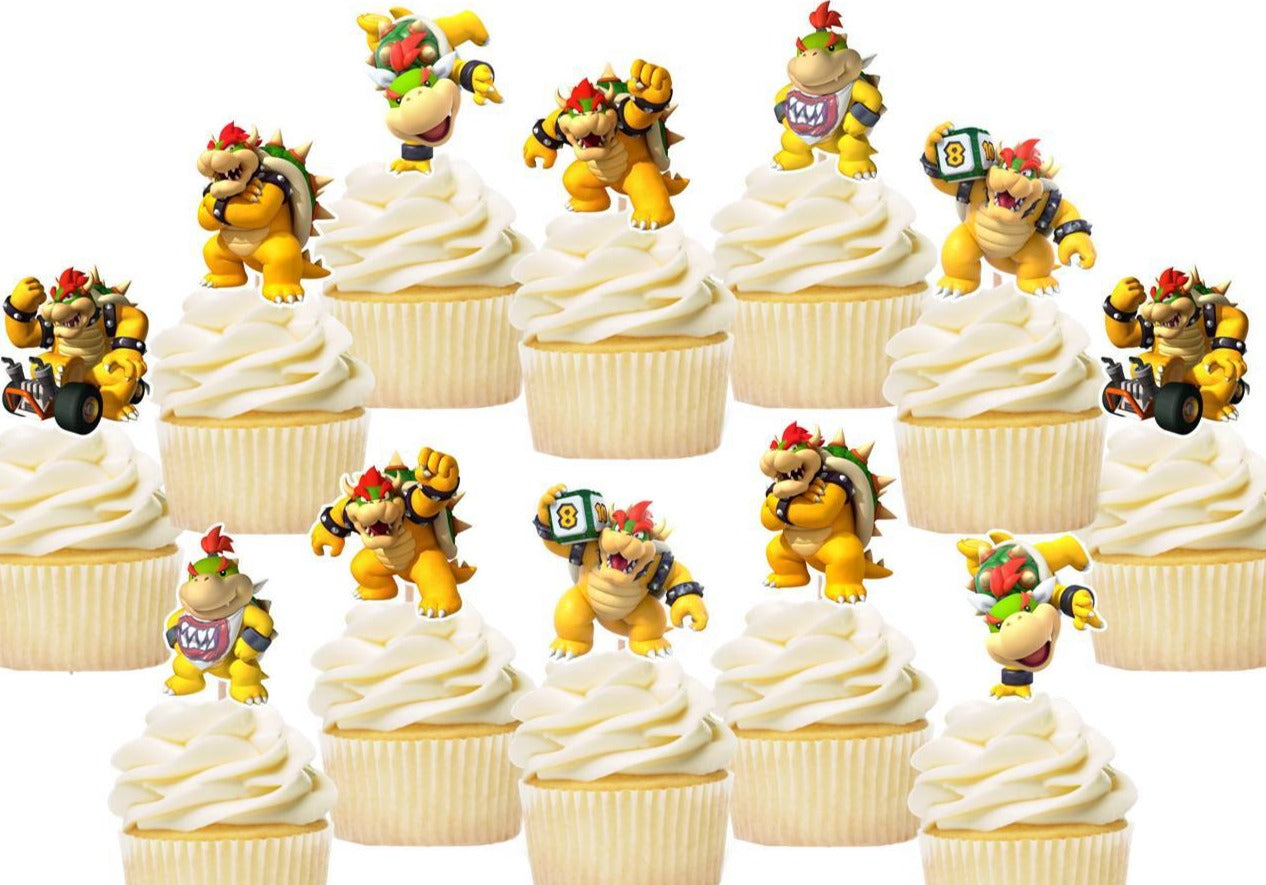 Bowser Cupcake Toppers