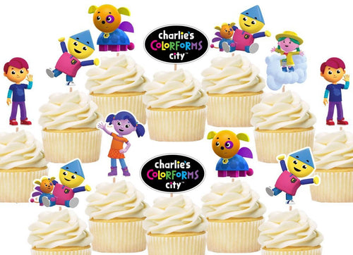 Alice In Wonderland Cupcake Toppers, Handmade – Party Mania USA