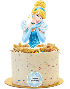 Beautiful Cinderella Cake Topper, Party Supplies