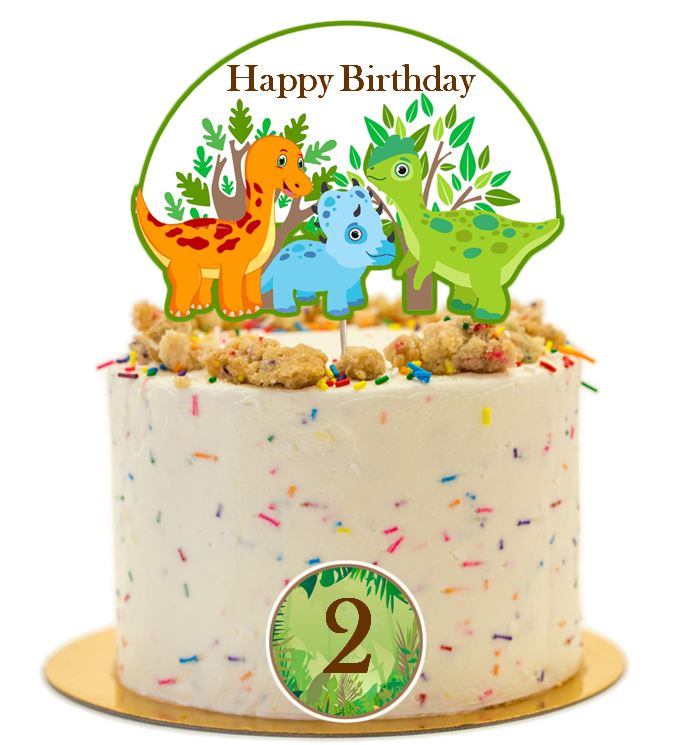 Baby dinosaur cake topper, dino cake topper, cake decorations