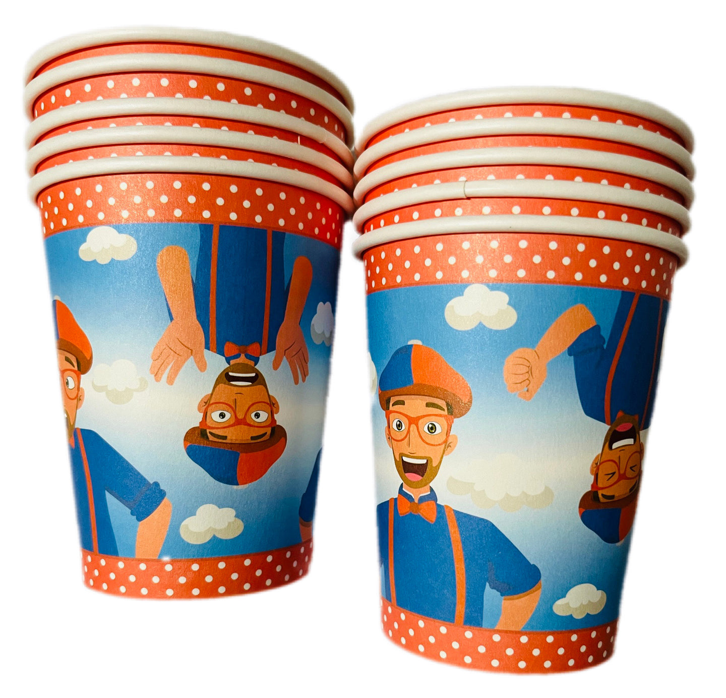 Blippi Party Paper Cups