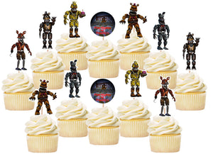 Personalized Five Nights at Freddy's theme Cake Topper