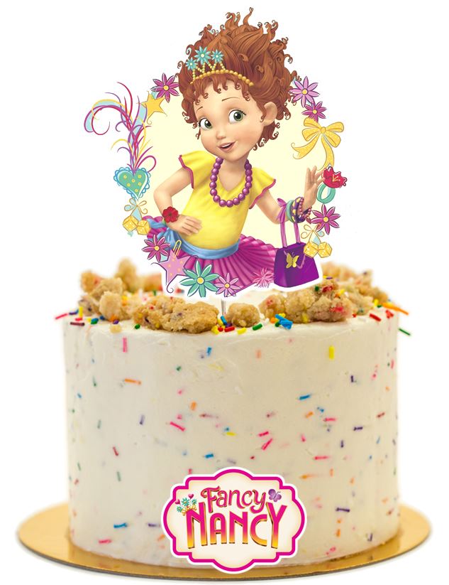 Fancy Nancy Cake Topper, Handmade, Birthday Party Supplies – Party ...