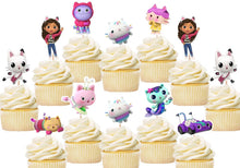 Load image into Gallery viewer, Gabby&#39;s Dollhouse Cupcake Toppers