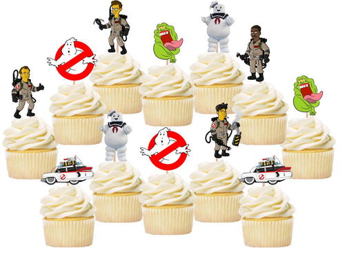 Ghostbusters Cupcake toppers