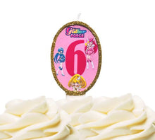 Load image into Gallery viewer, Glitter Force  birthday number candle