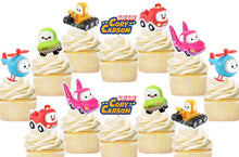 Load image into Gallery viewer, Go Go Cory Carson Cars Cupcake Toppers
