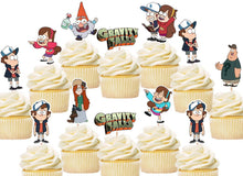 Load image into Gallery viewer, Gravity Falls Cupcake Toppers, Handmade