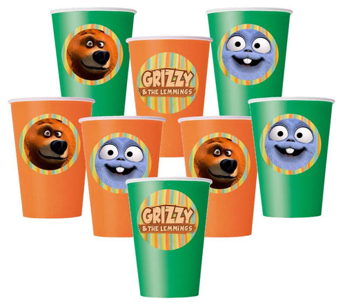 Grizzy and the Lemmings Party Cups