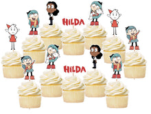 Load image into Gallery viewer, Hilda Cupcake Toppers, Handmade