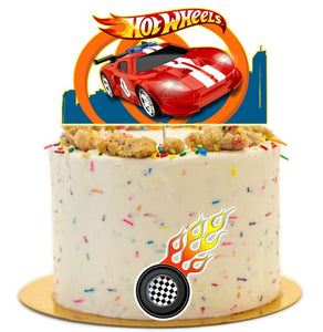 Hot Wheel Cake Topper, Cake Decorations