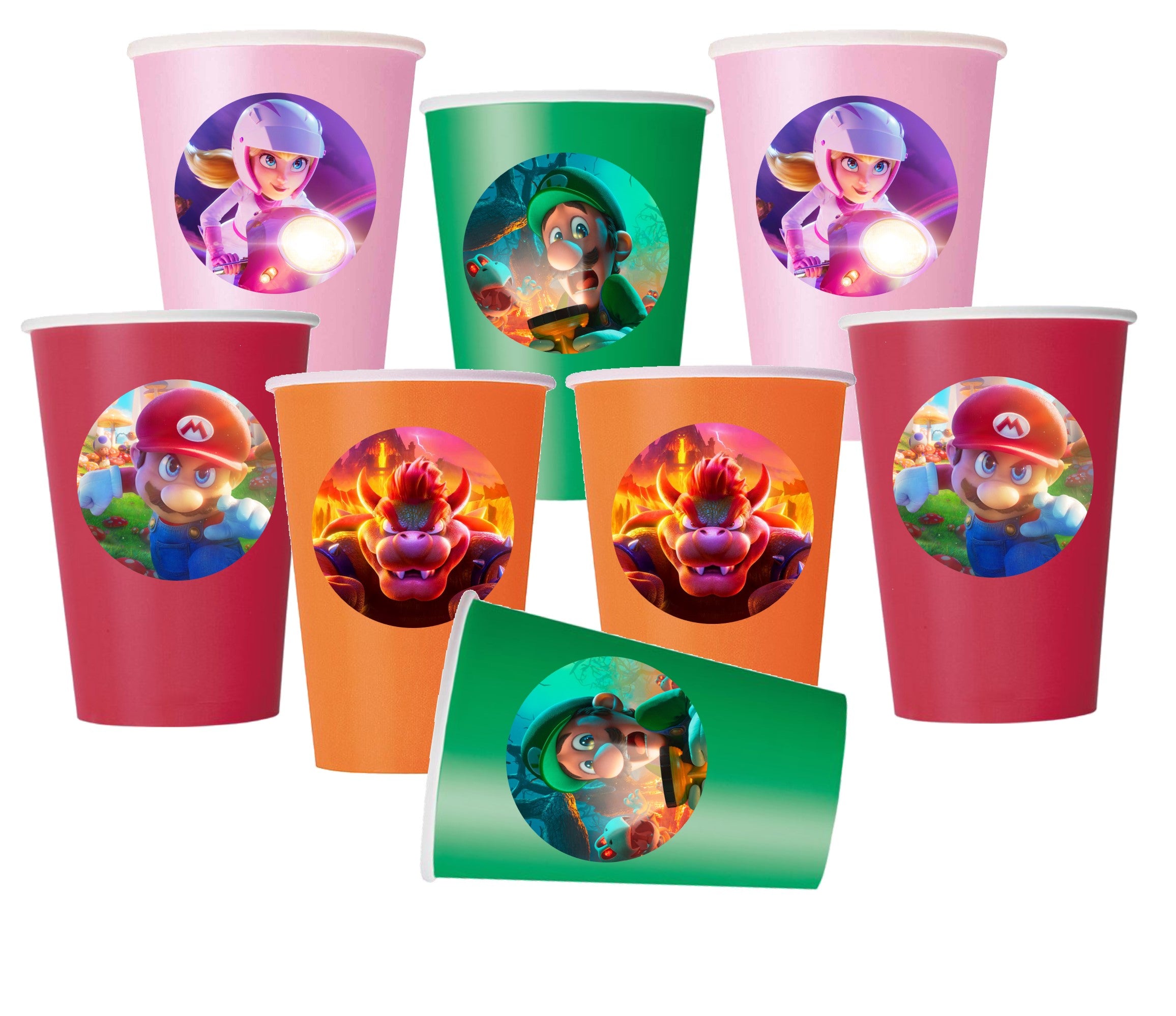 The Grinch Paper Cups 8 piece, Party Supplies – Party Mania USA