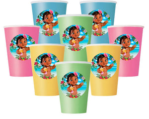 Baby Moana Party Paper Cups