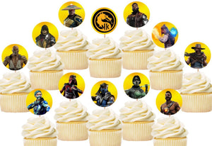 Mortal Kombat Cupcake Toppers